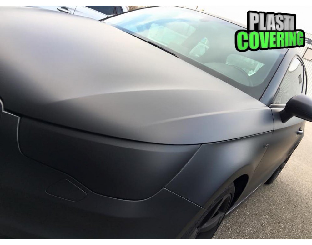 Plasti Dip : test rapide sur carrosserie : covering - capot noir